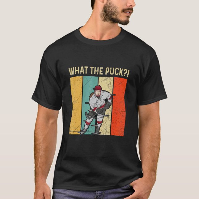 Eishockey Puppe für ein Eishockey T-Shirt (Vorderseite)