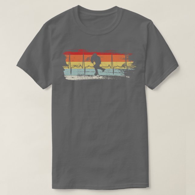 Eishockey Retro 2 T-Shirt (Design vorne)