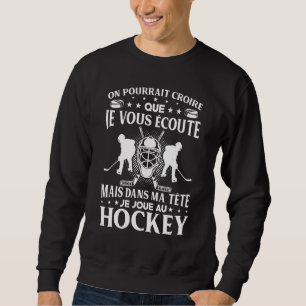 Eishockey-Rigolo-Eishockey-Spieler Sweatshirt