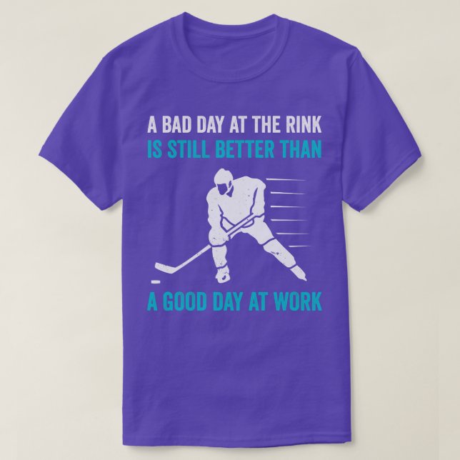 Eishockey-Rink besser als Funny Eishockey T-Shirt (Design vorne)