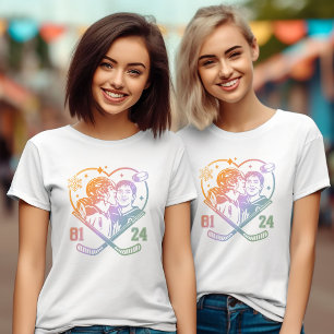 Eishockey Romance Team Hollanov Shane & Ilya Buch T-Shirt