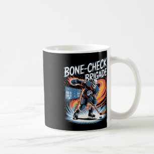 Eishockey-Schädel-Team-Knochen-Check-Power-Lustig- Kaffeetasse