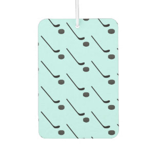 Eishockey Schwarze Farbsticks Puck Light Blue Autolufterfrischer