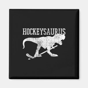 Eishockey-Shirt Feldhockey T Rex Lustiges T-Shirt  Magnet