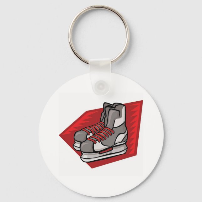Eishockey-Skate Schlüsselanhänger (Vorderseite)