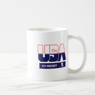 Eishockey-Souvenir USA-Team Kaffeetasse
