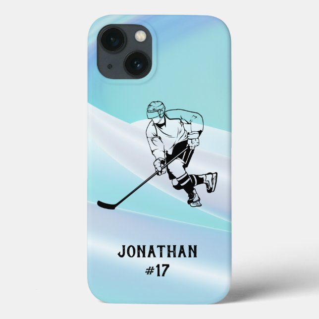 Eishockey-Spieler Case-Mate iPhone Hülle (Rückseite)