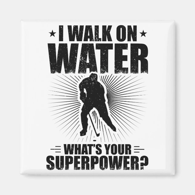 Eishockey-Spieler | Geschenkideen für Sportteam Magnet (Vorne)