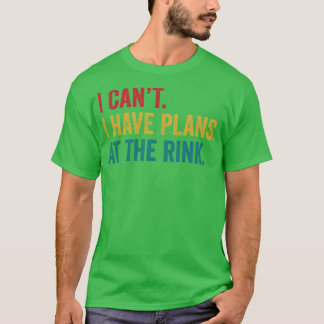 Eishockey-Spieler plant an der Rink Ice Hockey Coa T-Shirt