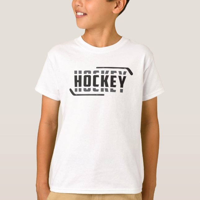 Eishockey Spieler Stick Puck Team Funny Gift Idee T-Shirt (Vorderseite)