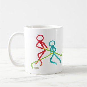 Eishockey-Stockmänner Kaffeetasse