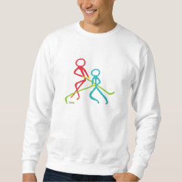 Eishockey-Stockmänner Sweatshirt