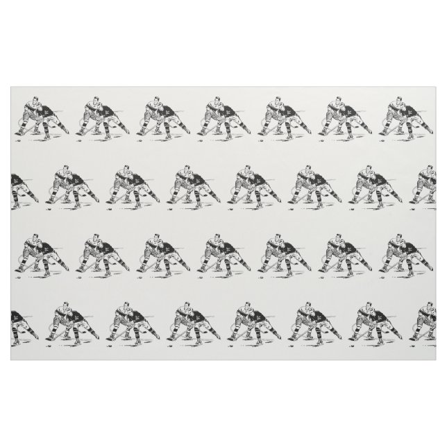 Eishockey Stoff (Fat Quarter (45,7 x 55,9 cm))