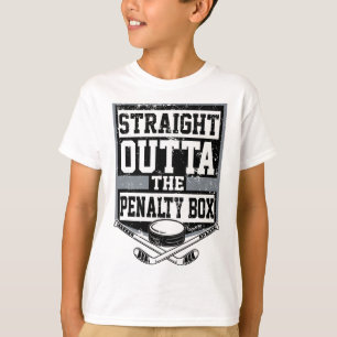 Eishockey Straight Outta The Penalty Box Lustig Pl T-Shirt