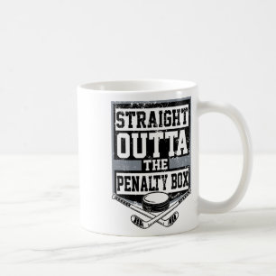 Eishockey Straight Outta The Strafbank Lustig Pl Kaffeetasse