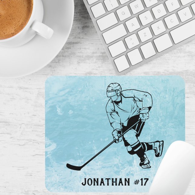 Eishockey-Team-Spieler Mousepad (Von Creator hochgeladen)