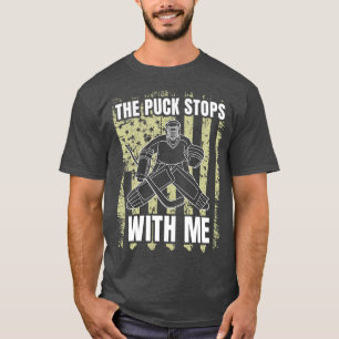 Eishockey Torhüter-Stöcke mit Mich-Torwart T-Shirt