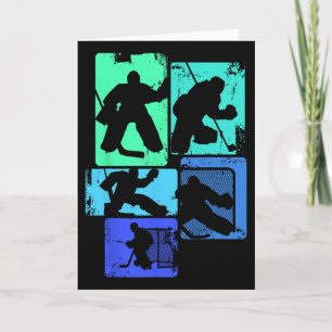 Eishockey Torwart Hockey Spieler Kinder Jungen Jug Karte