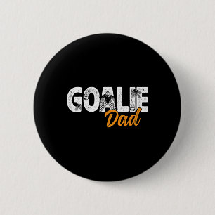 Eishockey-Torwart-Vater eines Hockey-Torhüters Vat Button