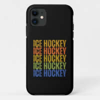 Eishockey-Typografie