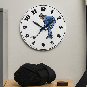 Eishockey-Uhr Große Wanduhr