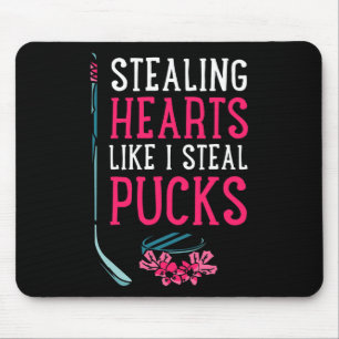 Eishockey Vale stiehlt Herzen wie ich Pucks stehle Mousepad