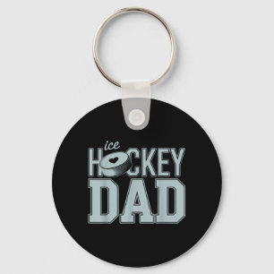 Eishockey-Vater Männer Vater Eishockeyspieler Eis Schlüsselanhänger