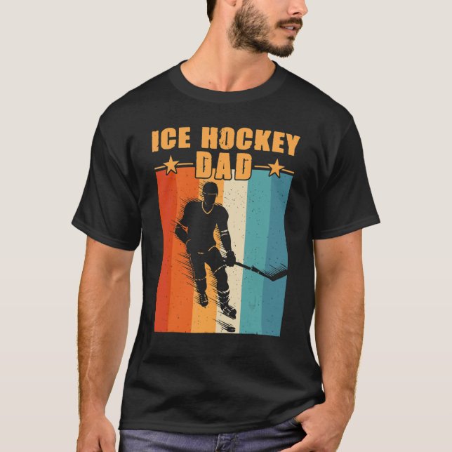 Eishockey-Vater T-Shirt (Vorderseite)