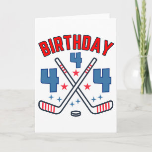 Eishockey vier Geburtstag Junge 4. Party Jungen Al Karte