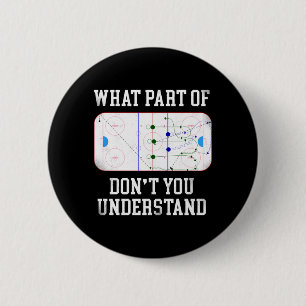 Eishockey-Vintage-Eisbahn-Performance Button