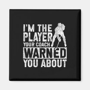 Eishockey Vintage Ich bin der Spieler, vor dem Ihr Magnet