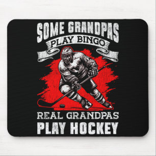 Eishockey Vintage Opa Einige Opas Spielen Mousepad