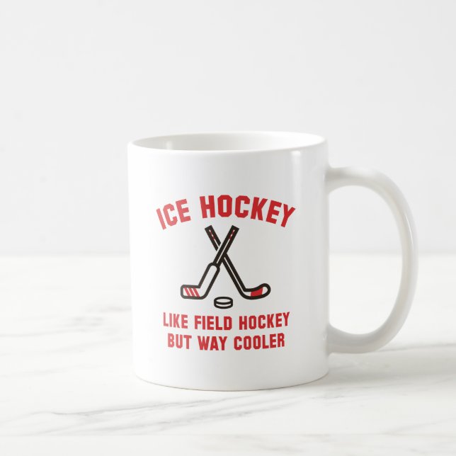 Eishockey-Weg Cooler Kaffeetasse (Rechts)