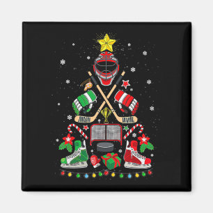 Eishockey Weihnachtsbaum Ornamente Spaß Weihnachts Magnet