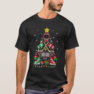 Eishockey Weihnachtsbaum Ornaments Funny Xmas T-Shirt