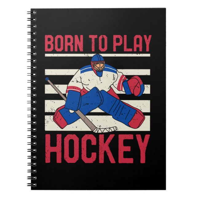 Eishockey Wintersport Notizblock (Vorderseite)
