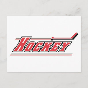 Eishockey Wintersportgeschenke Postkarte