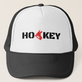 Eishockeycap - Roter Skate Truckerkappe