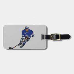 Eishockeydesignmarken Gepäckanhänger