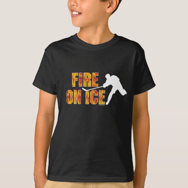 Eishockeyfeuer T-Shirt (Vorderseite)