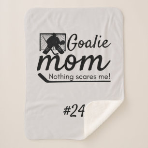Eishockeygoalie Mama Zahnraddecke grau Sherpadecke