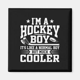 Eishockeyjunge wie normaler Junge aber cooler Lust Magnet