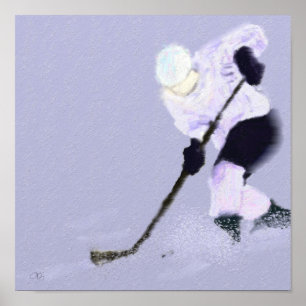 Eishockeykunst Poster