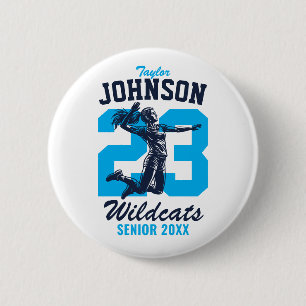 Eishockeymannschaft der älteren Mädchen Schulsport Button
