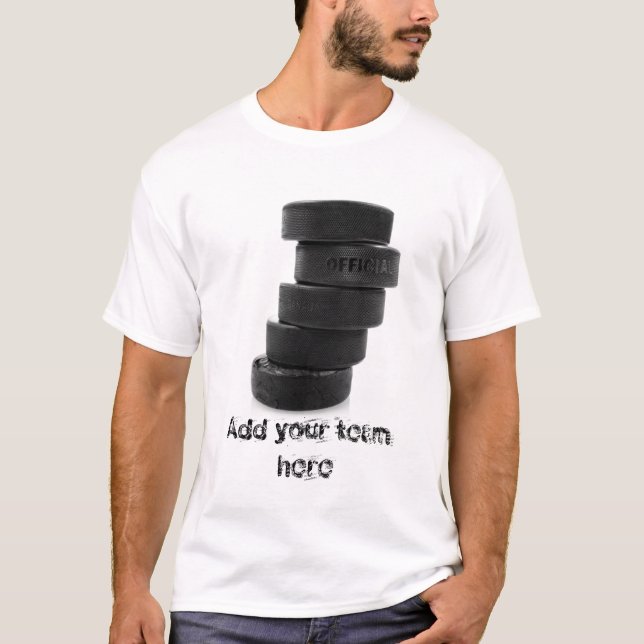 Eishockeypucks ... Hockey Puck Tshirt (Vorderseite)