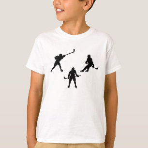 Eishockeyschläger-Silhouette cooles Sportgeschenk T-Shirt