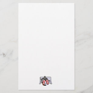 Eishockeyschlucht realistische Vektorgrafik Briefpapier