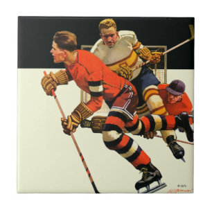 Eishockeyspiel Fliese