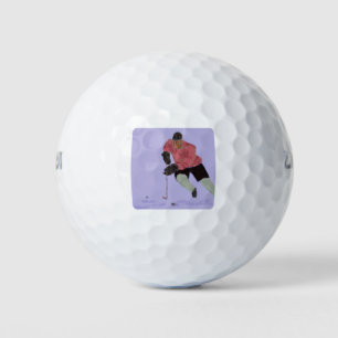 Eishockeyspiel Golfball