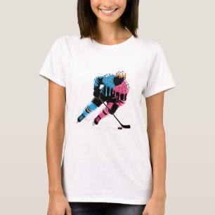 Eishockeyspieler-Drip-Jungen Mädchen Jugend T-Shirt